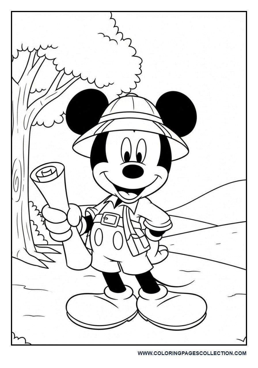 Mickey as an Explorer