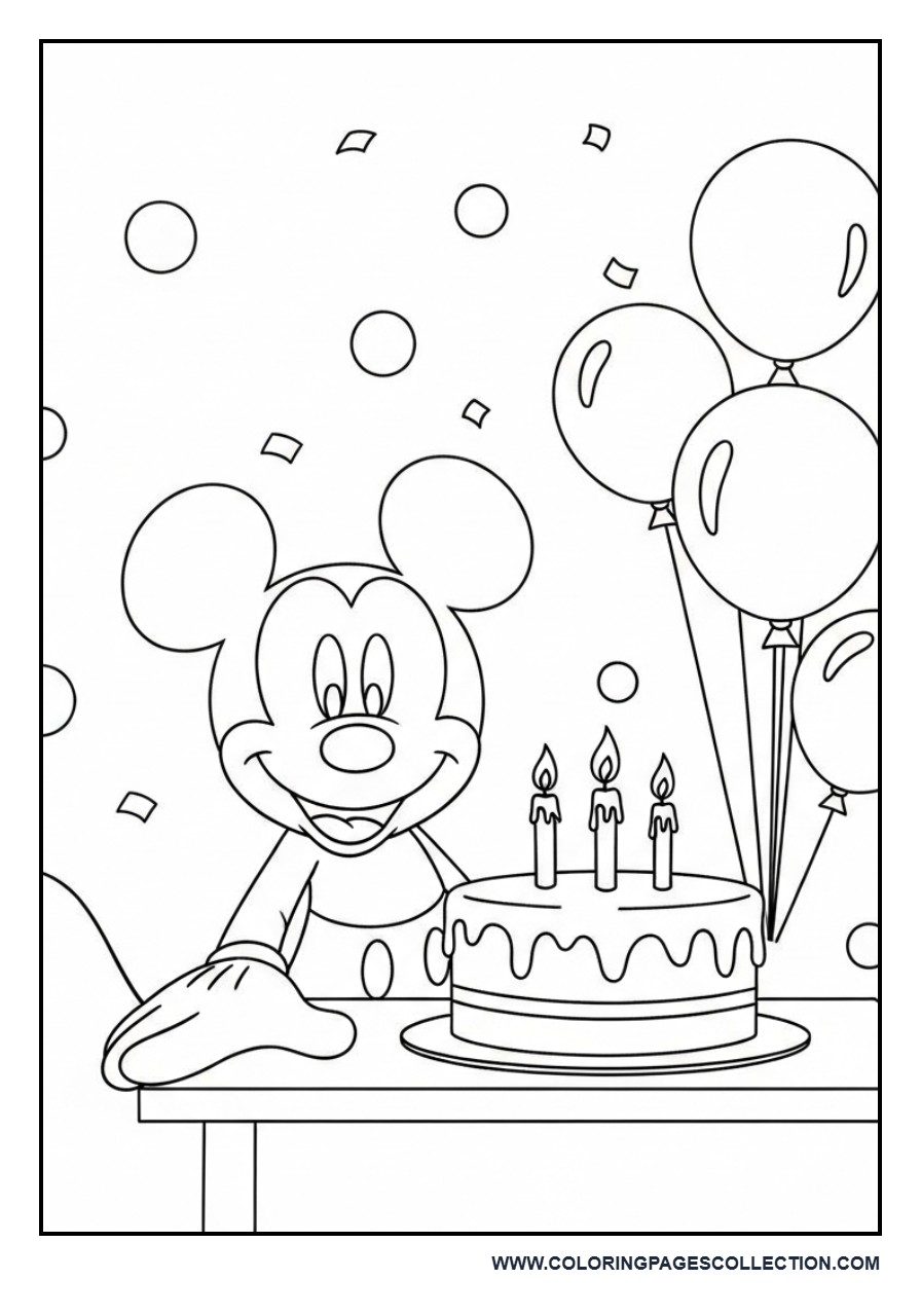 Mickey at Birthday Party