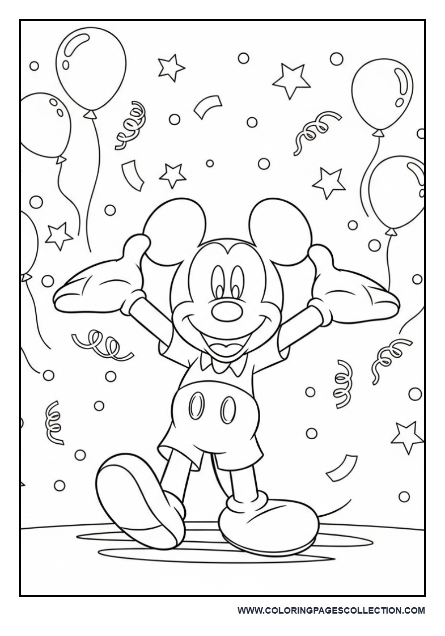 Mickey Celebration Scene