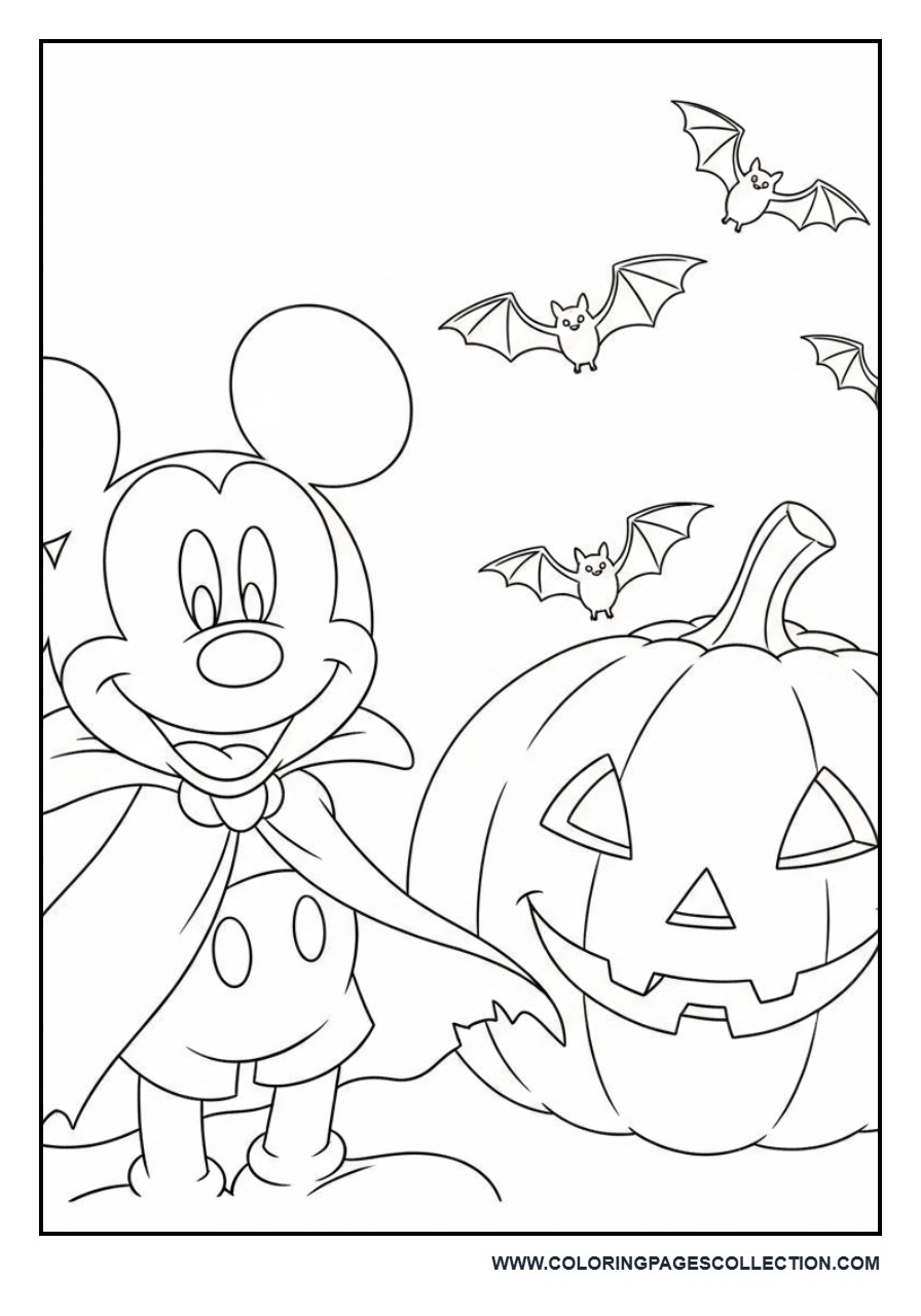 Mickey in Halloween Costume