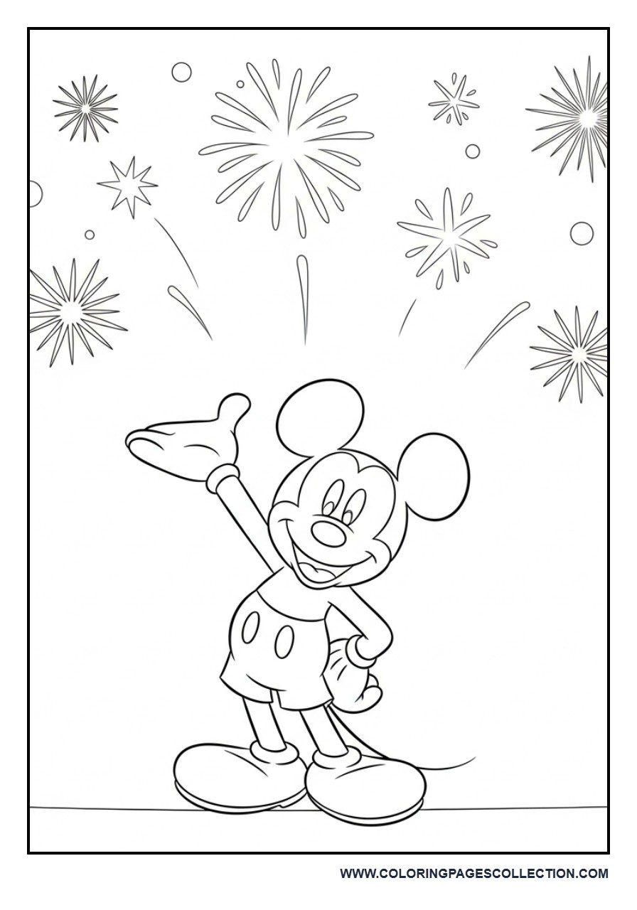 Mickey New Year Celebration