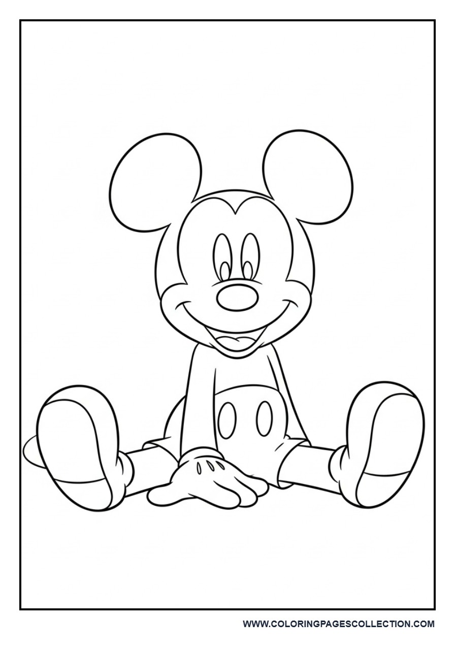 Mickey Sitting Pose