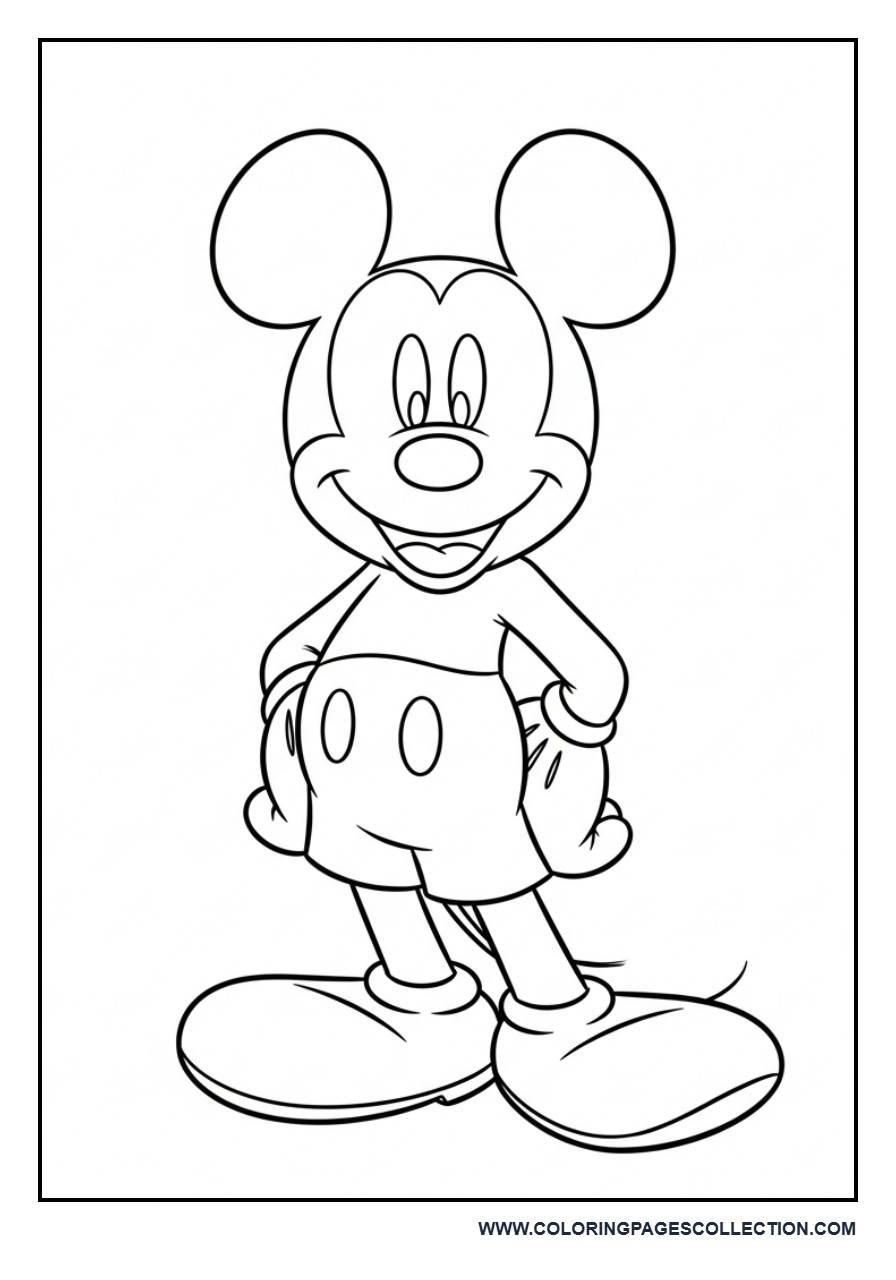 Simple Standing Mickey