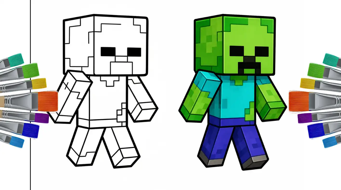 100+ free printable minecraft coloring pages for kids