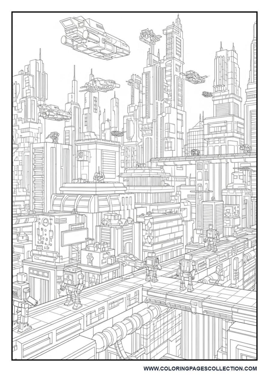 Minecraft Futuristic Mega City