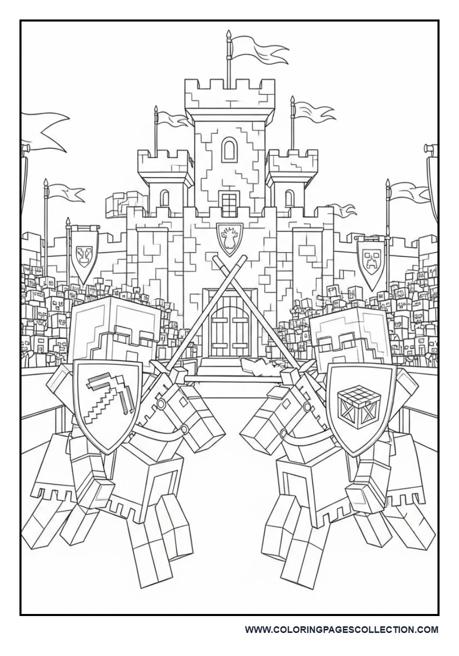 Minecraft Medieval Tournament