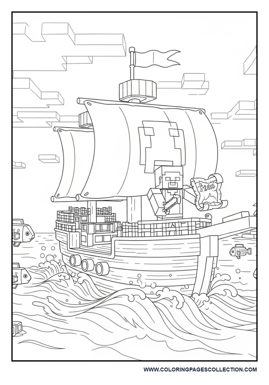 Minecraft Pirate Ship Adventure