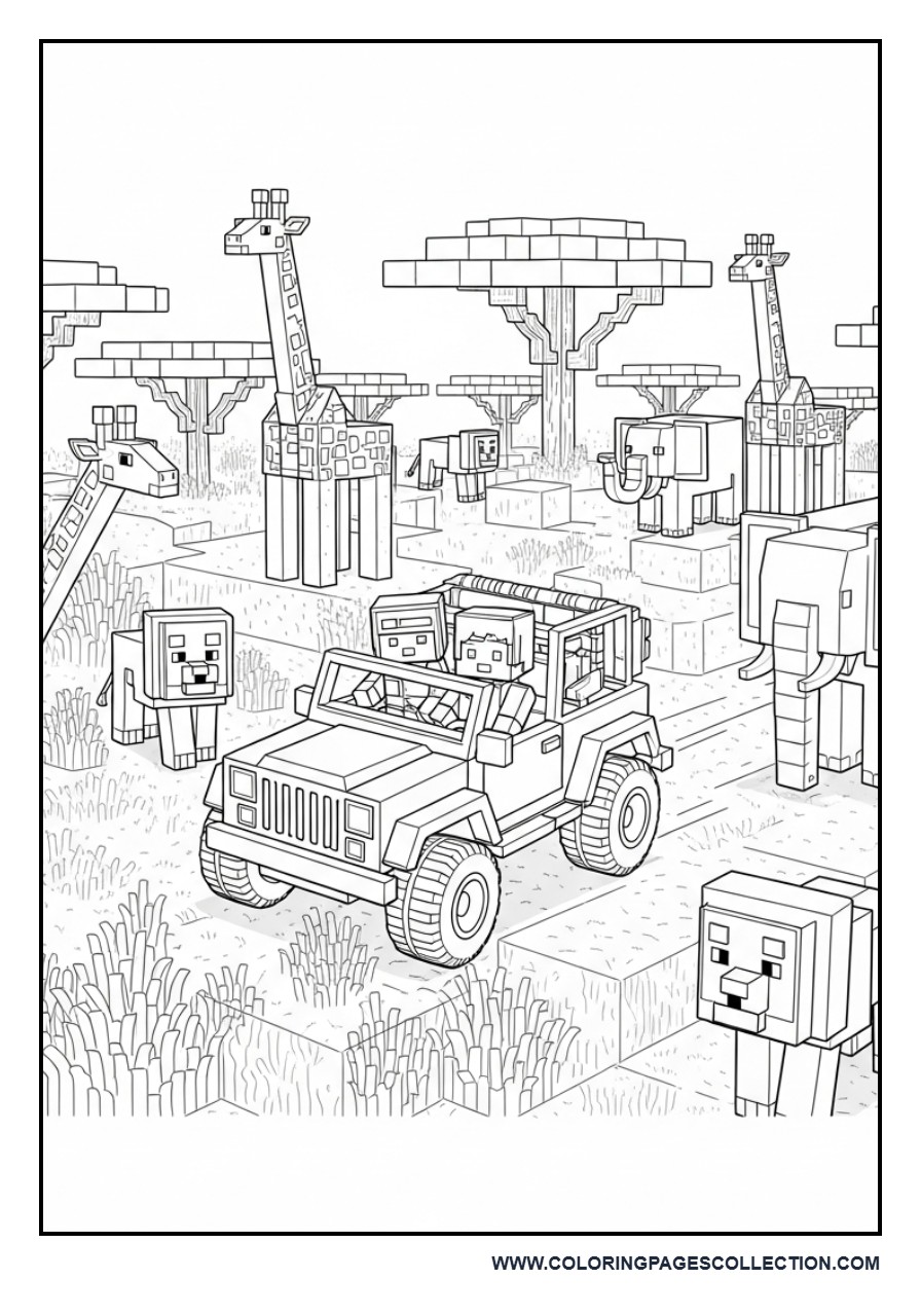 Minecraft Safari Adventure