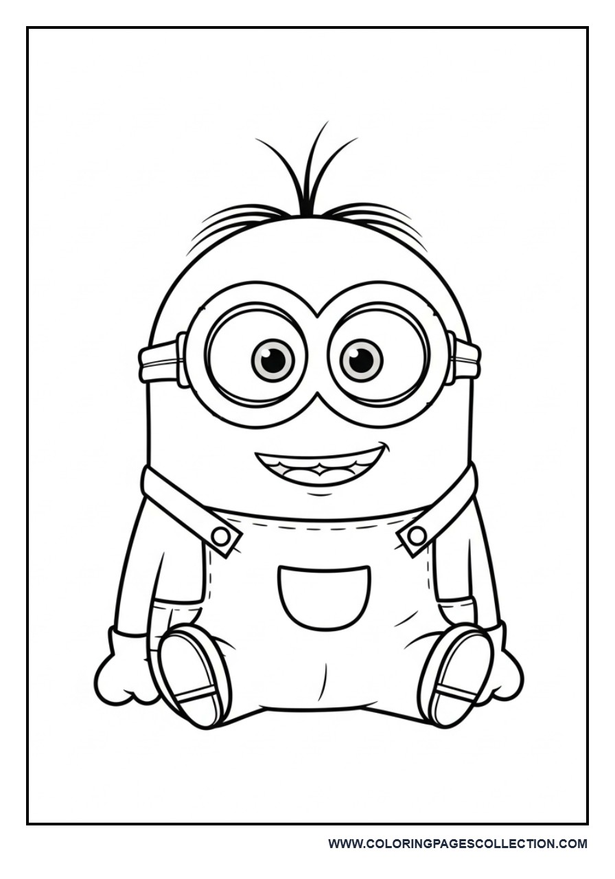 Baby Minion Sitting