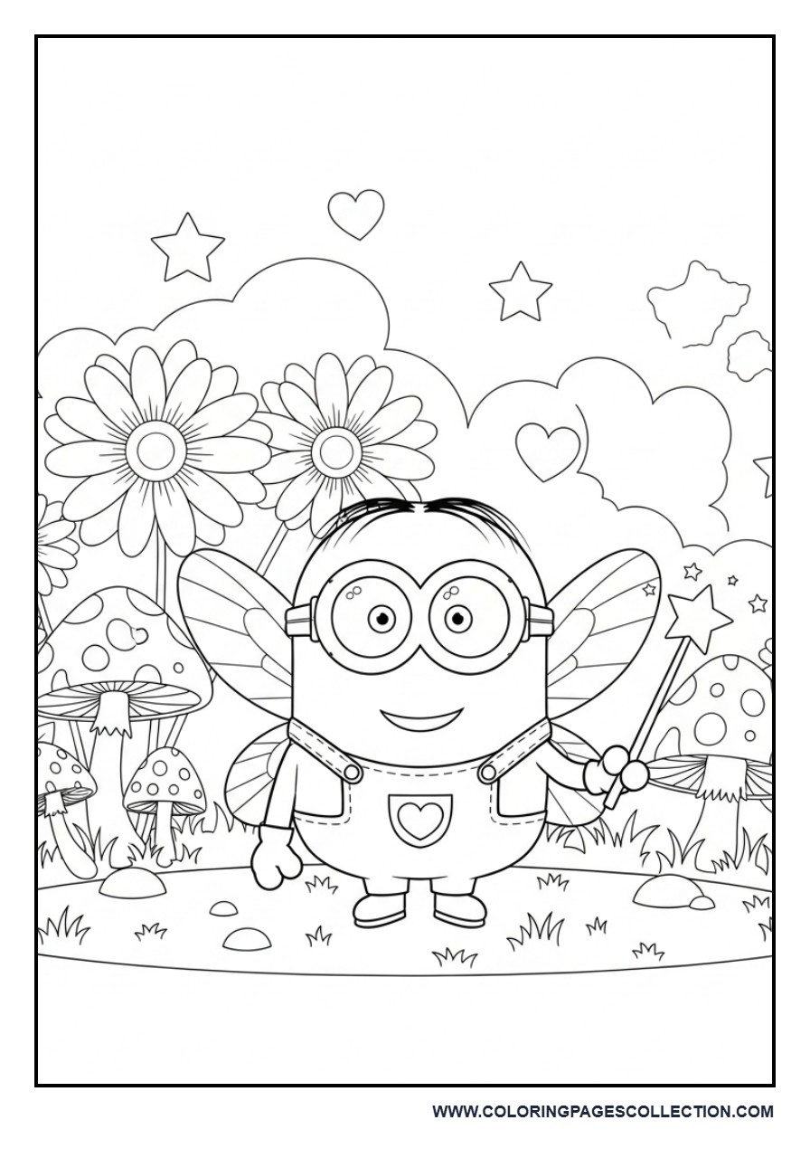 Fairy Minion in a Magical Garden