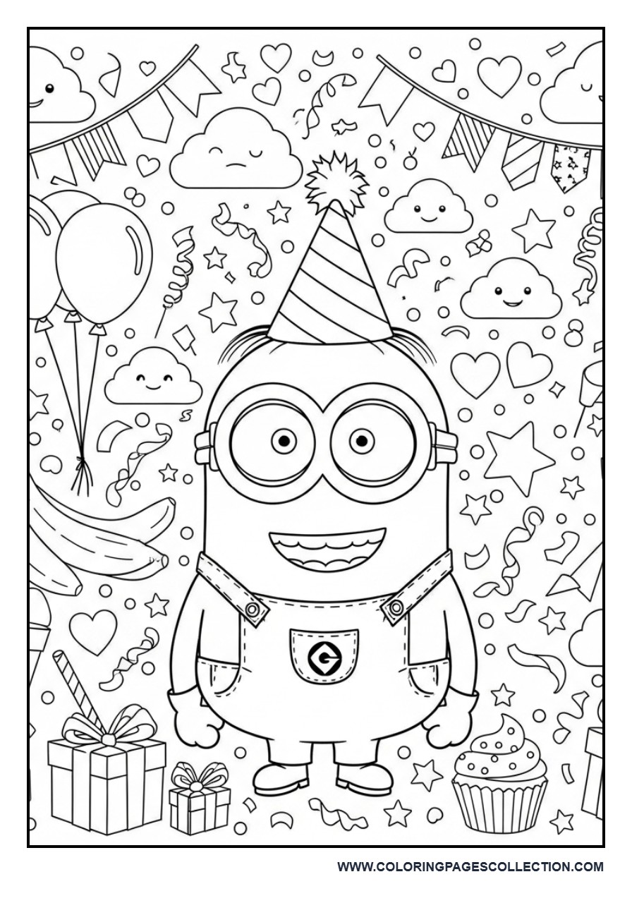 Giant Minion Celebration Poster
