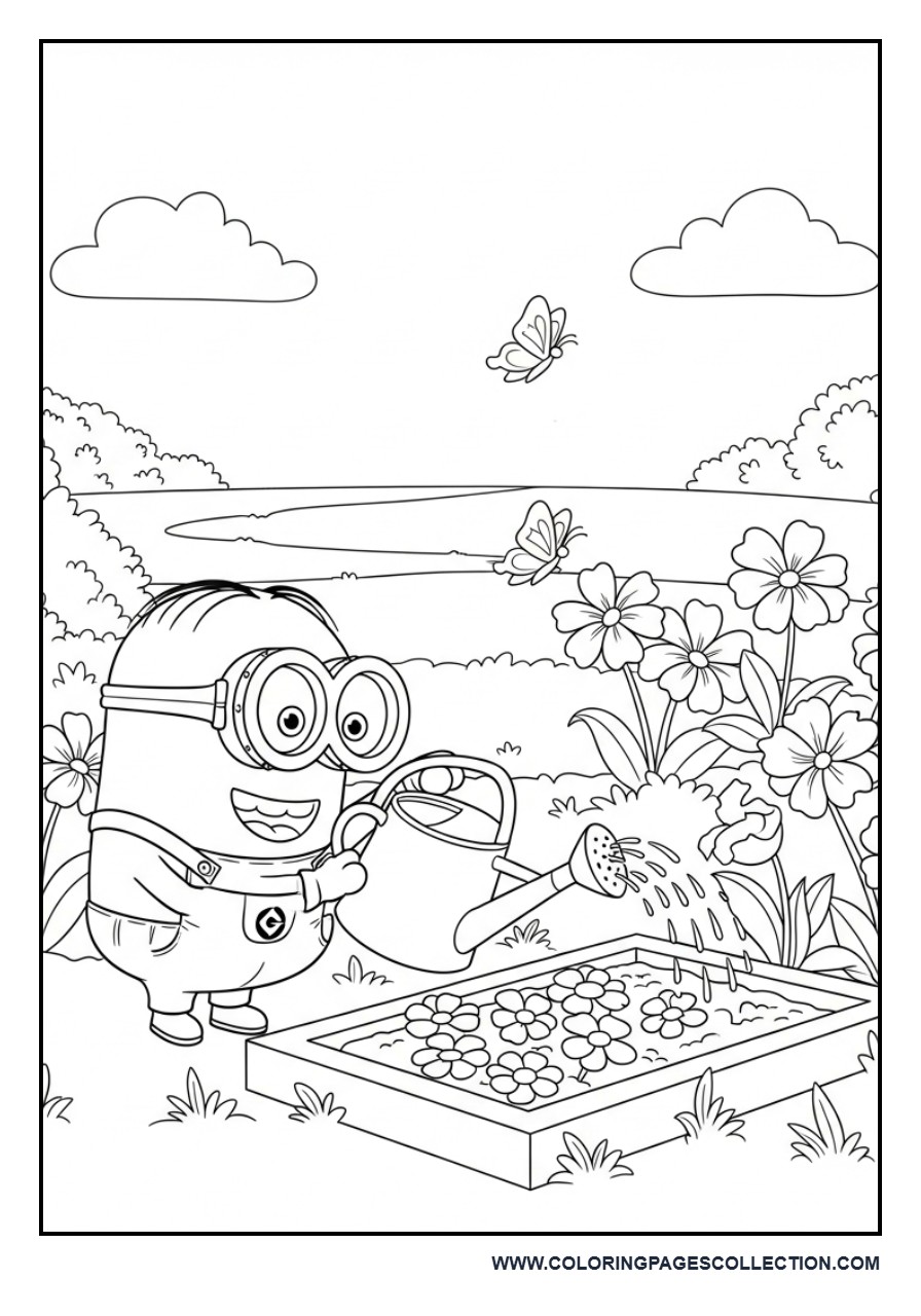 Minion Gardening Day