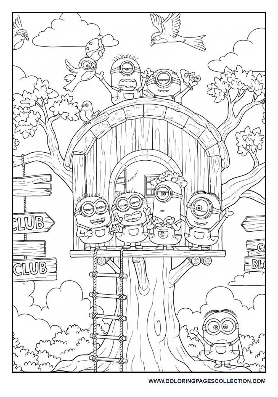 Minion in a Treehouse Club