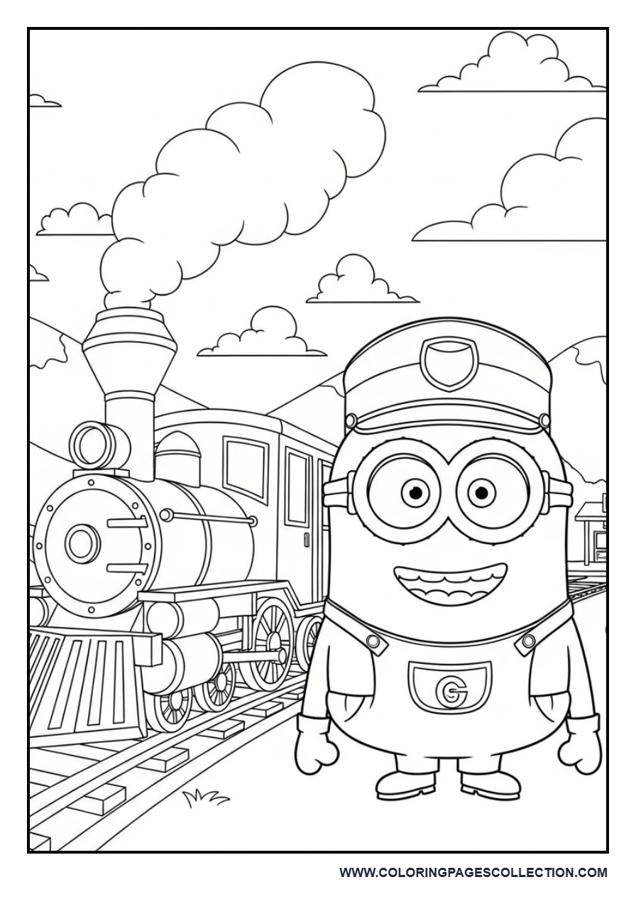 Minion Train Conductor Adventure