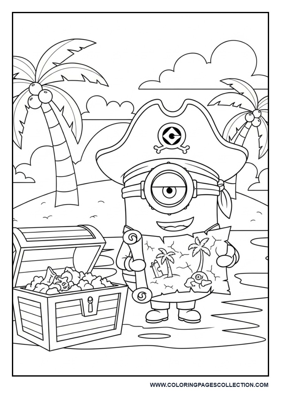 Pirate Minion Treasure Hunt
