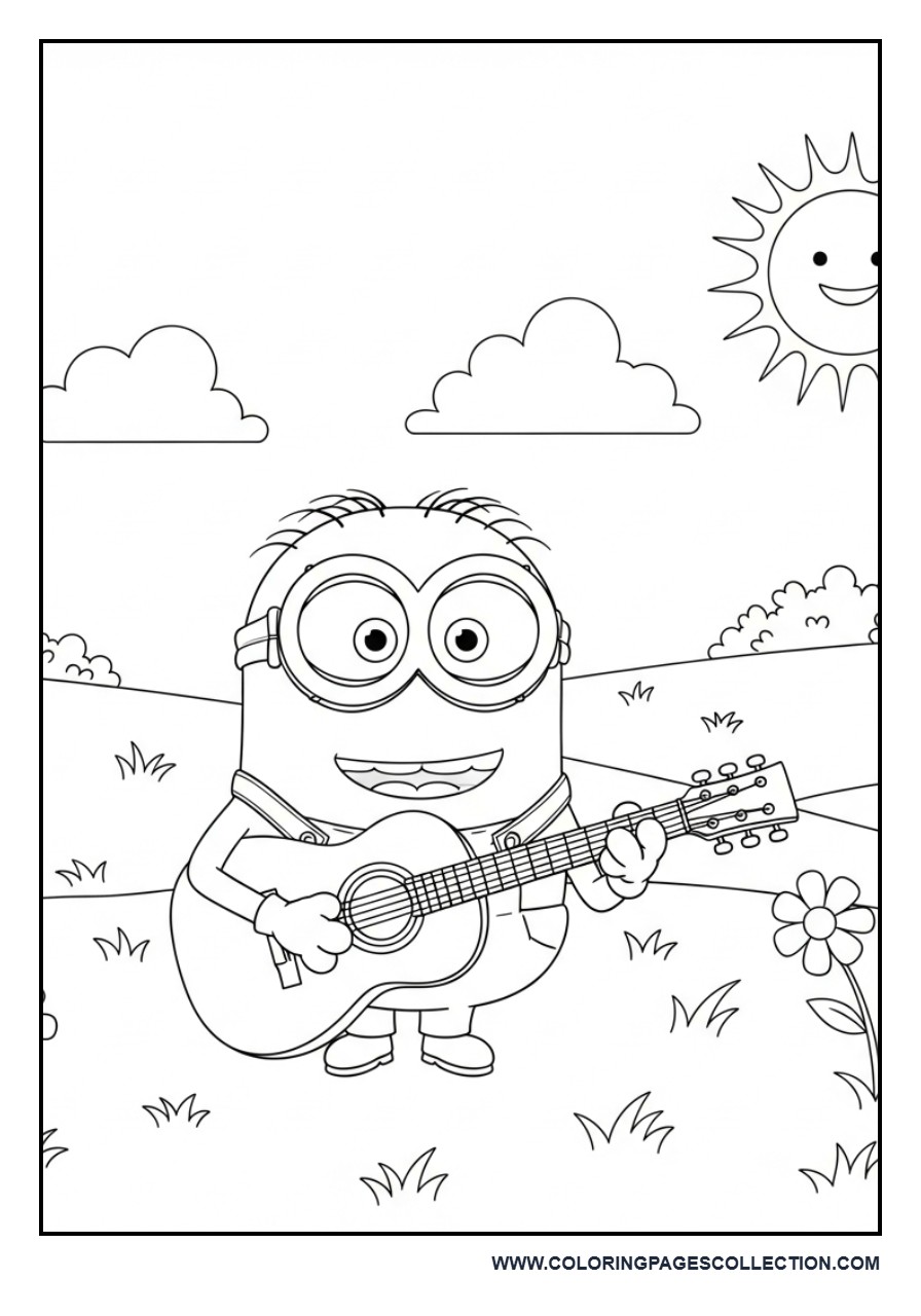 Stuart Playing Guitar Outdoors