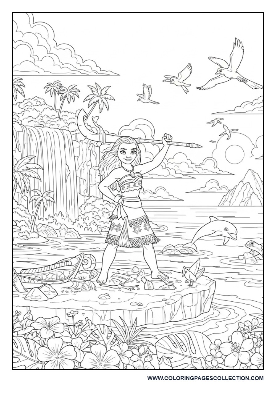 Masterpiece Moana Adventure Scene