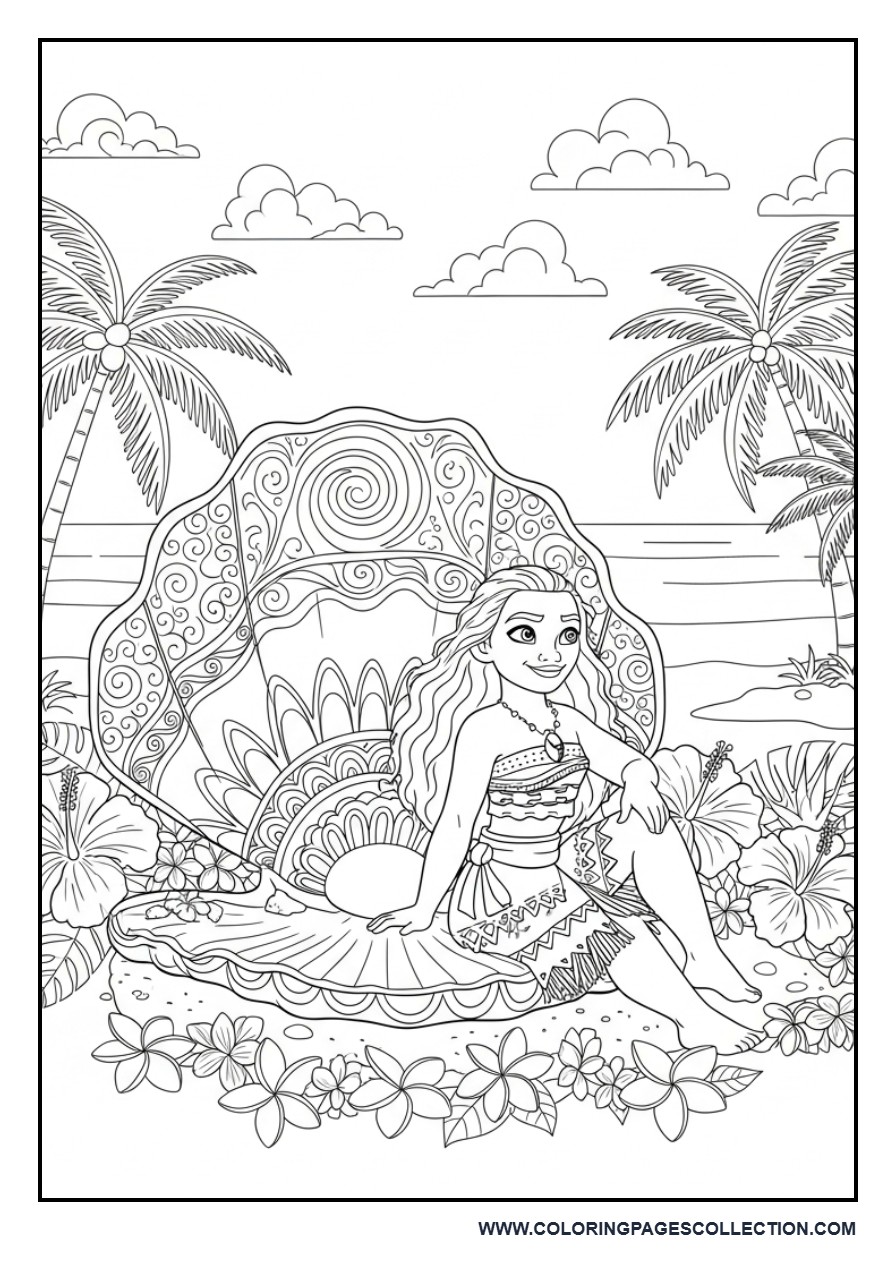 Moana and the Giant Seashell