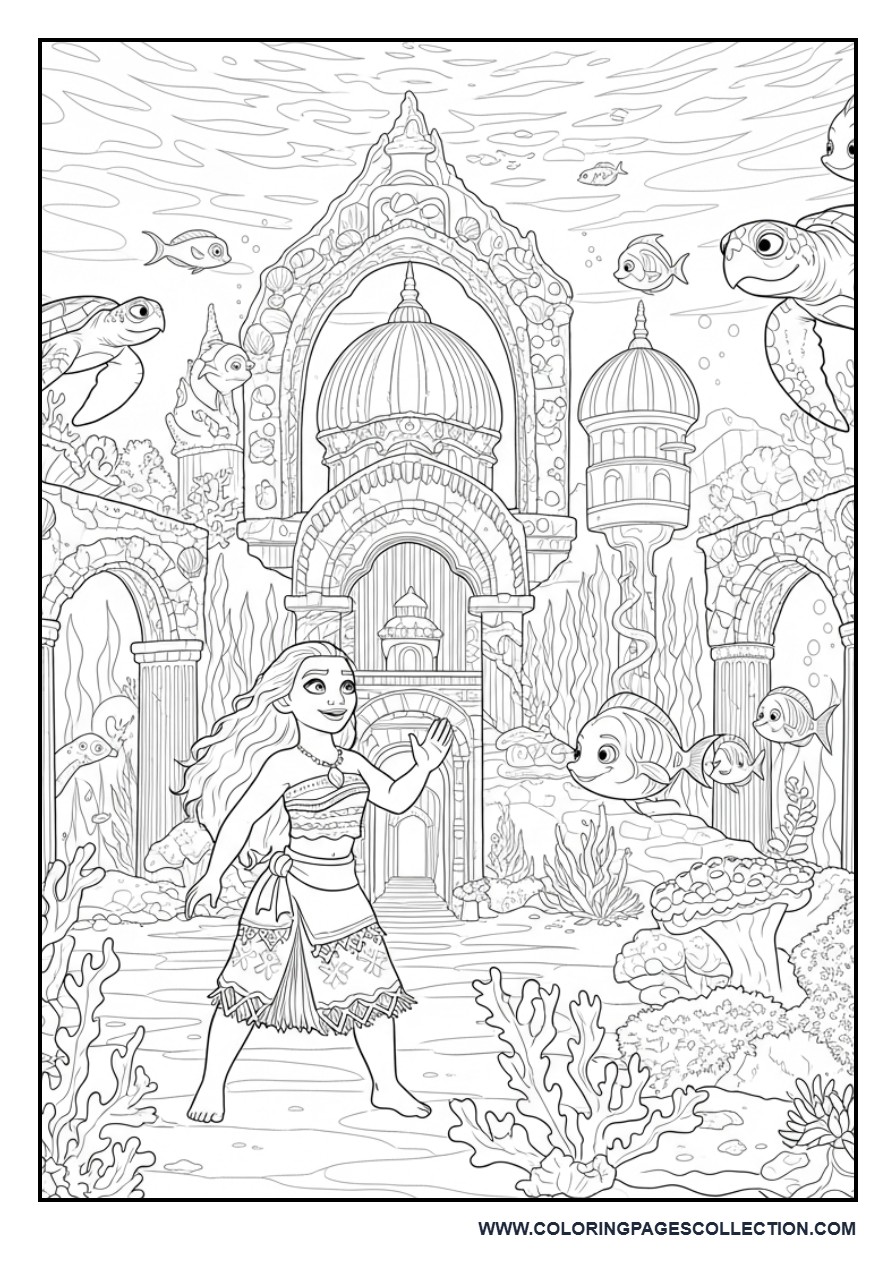 Moana and the Underwater Palace