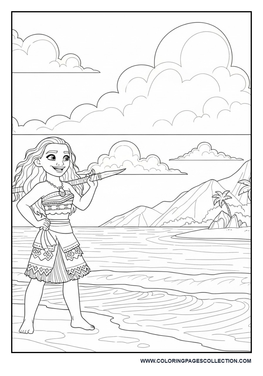 Moana Discovering the Ocean