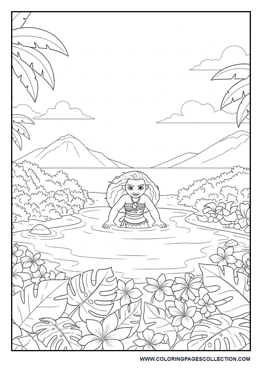 Moana Exploring a Secret Lagoon