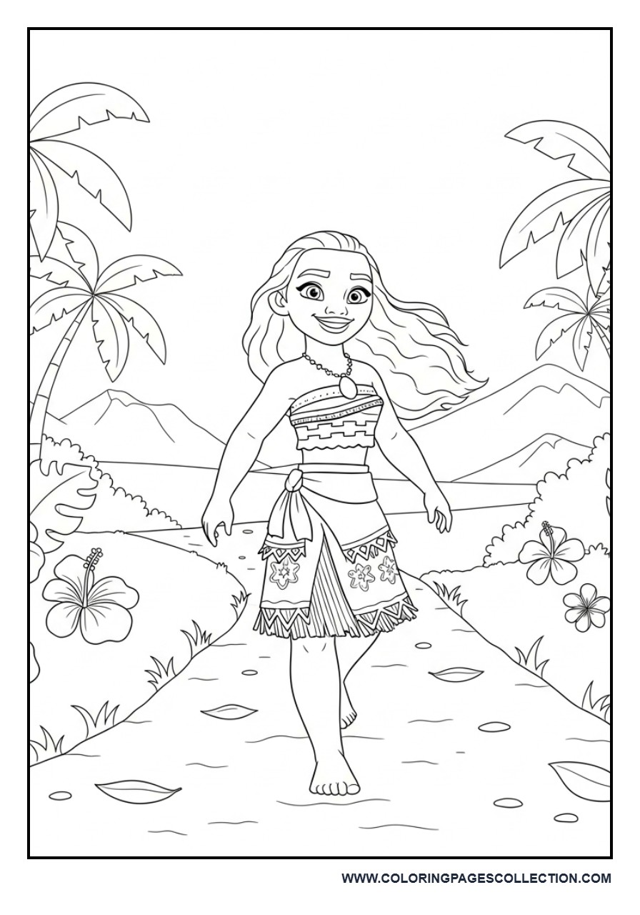 Moana Exploring a Tropical Island