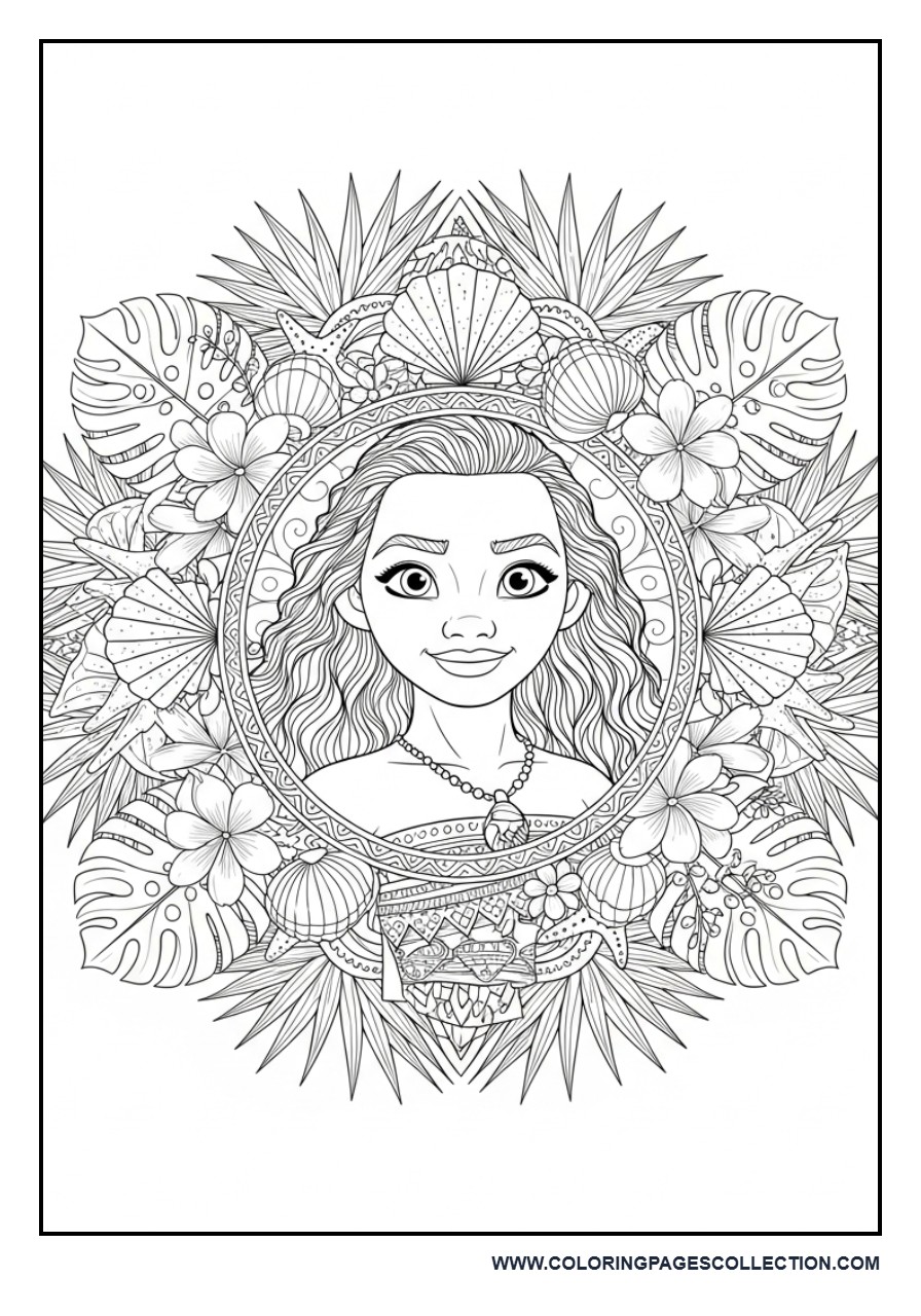 Moana Mandala Design