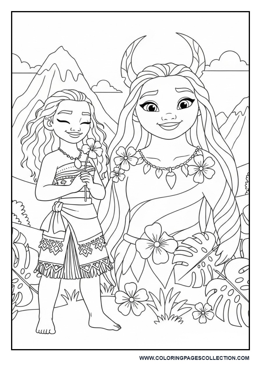 Moana Meeting Te Fiti