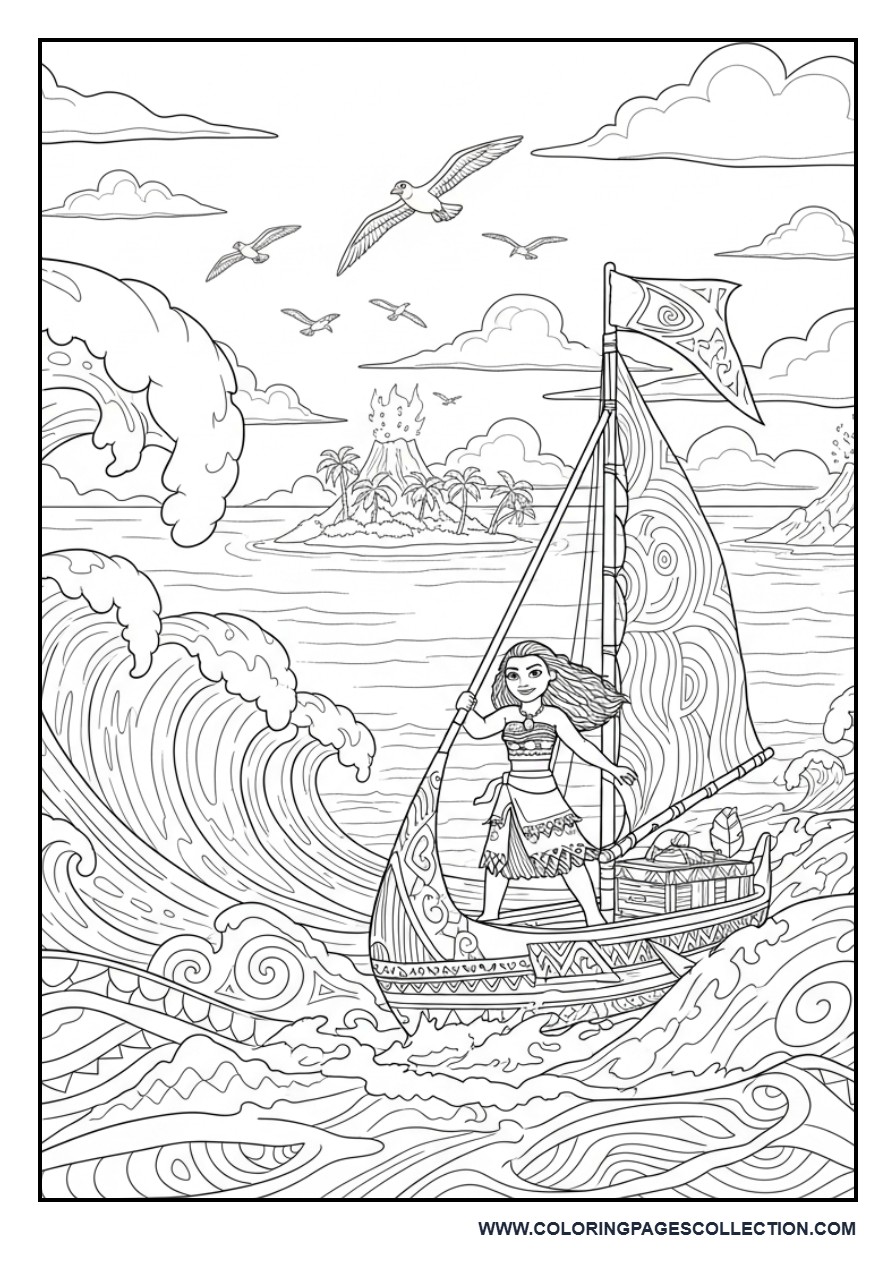 Moana on a Grand Canoe Journey