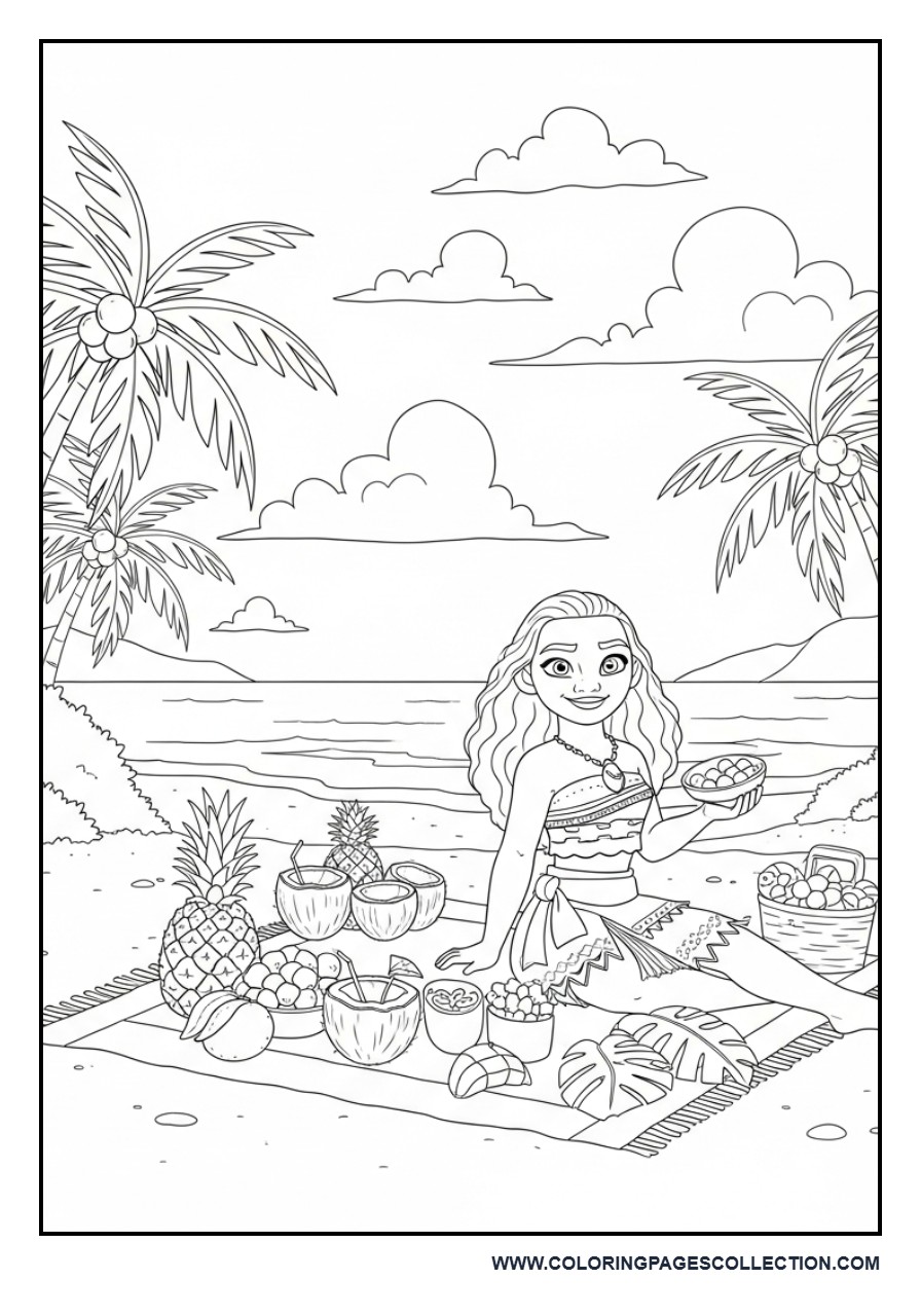 Moana's Summer Beach Picnic