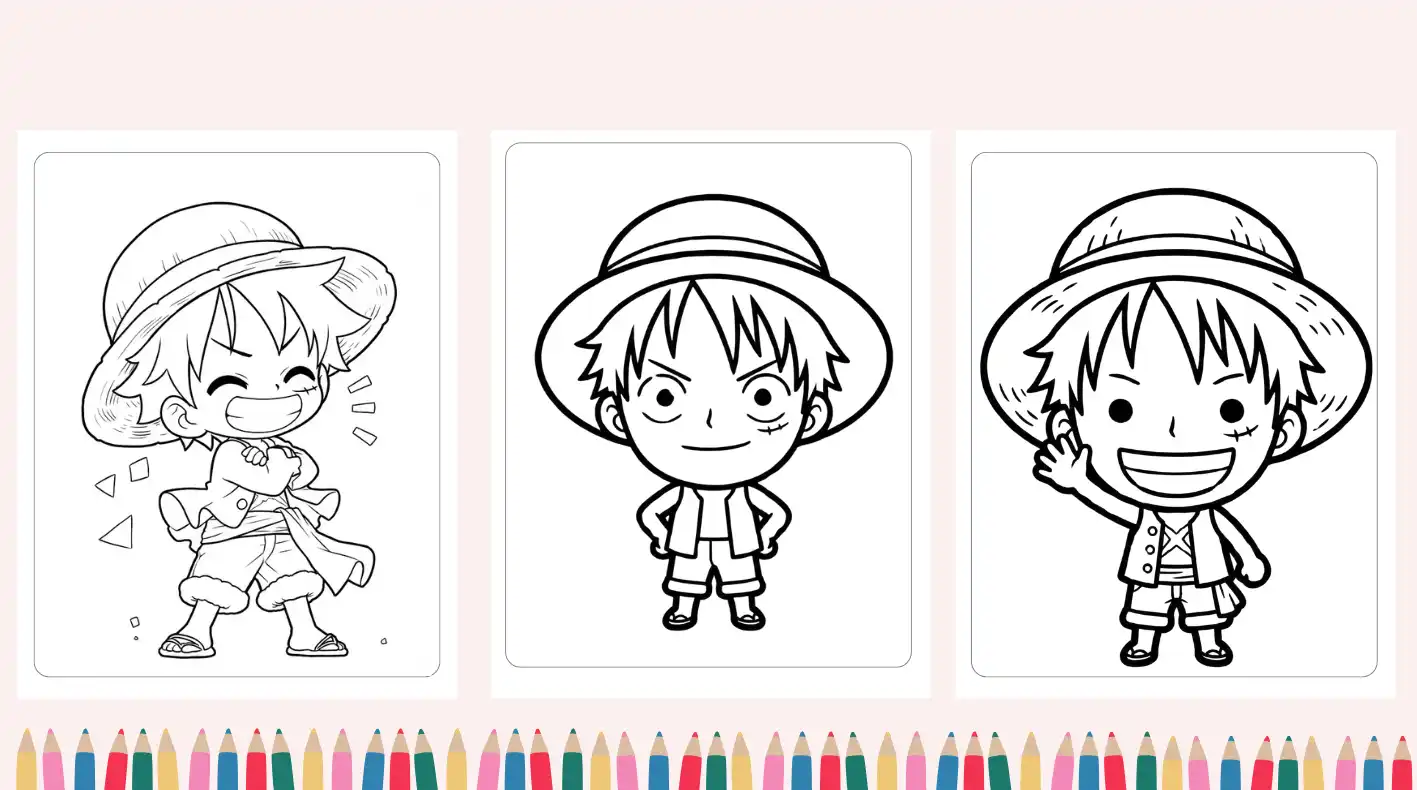 Monkey D. Luffy Coloring Pages