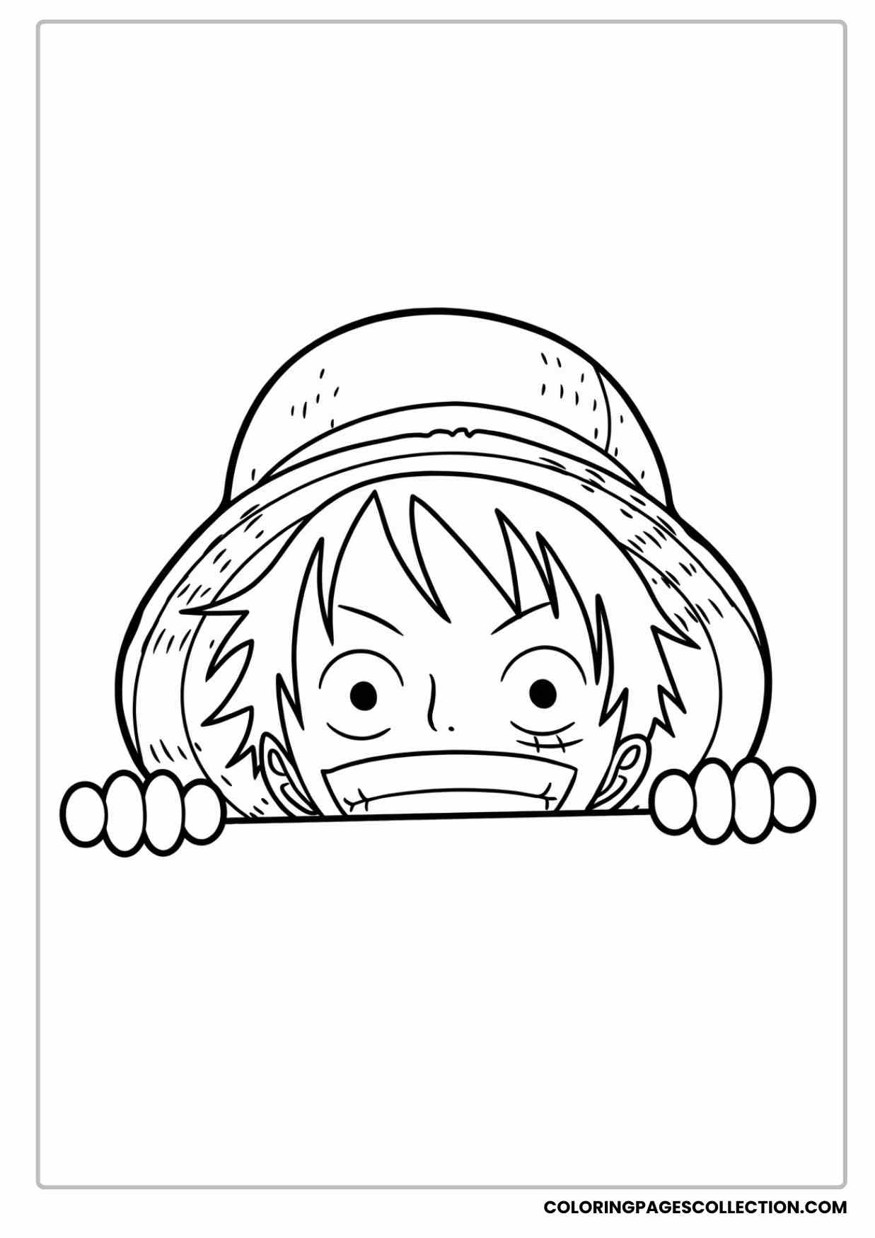 Monkey d Luffy Coloring Pages