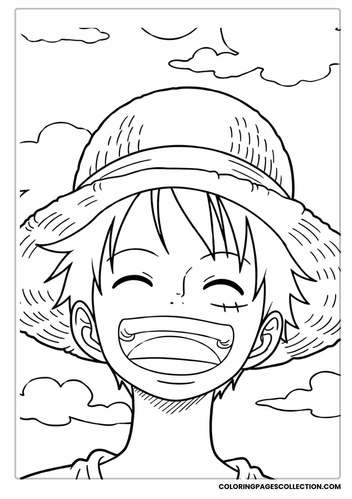 Monkey d Luffy Coloring Pages
