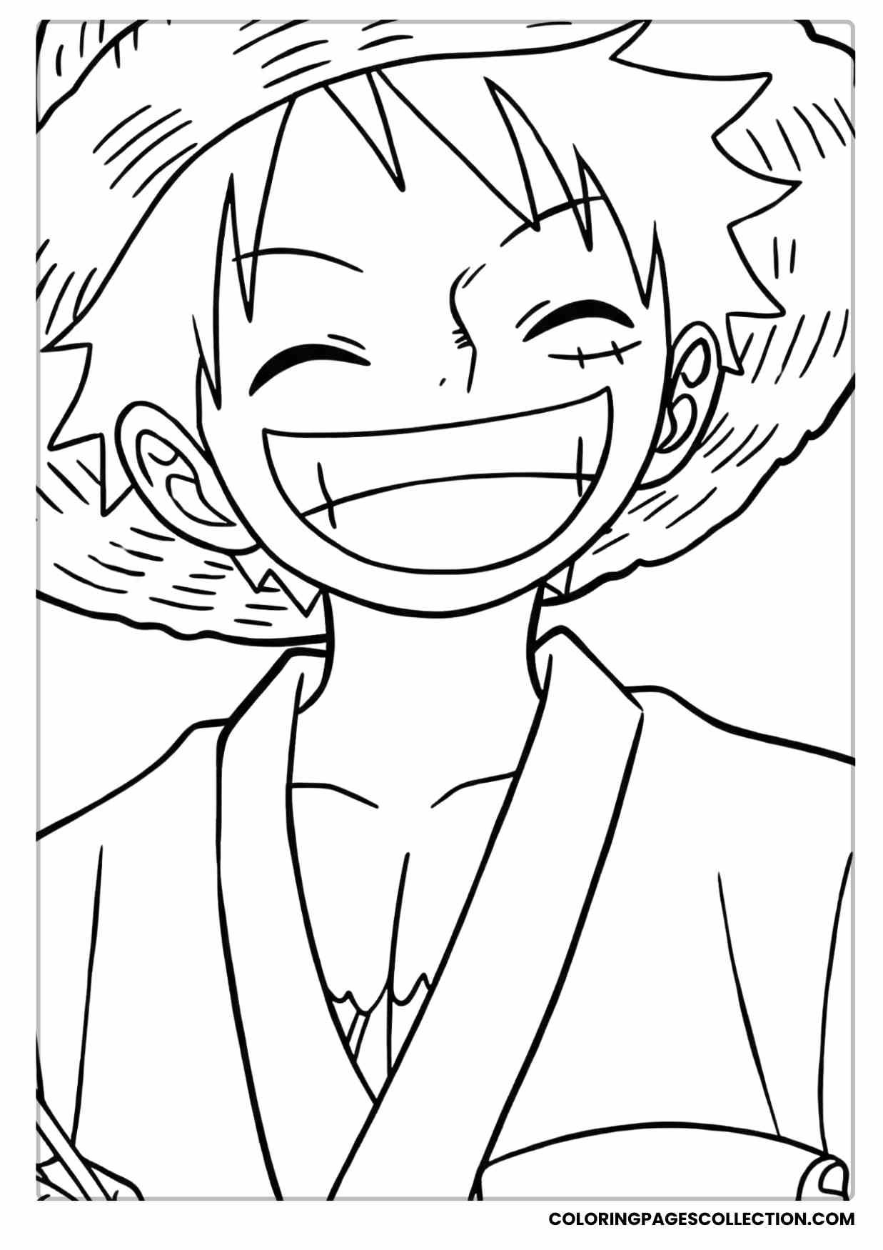 Monkey d Luffy Coloring Pages