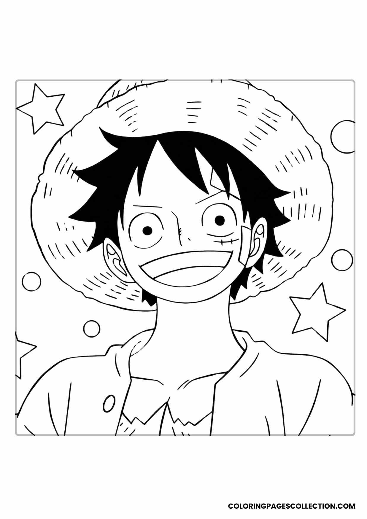 Monkey d Luffy Coloring Pages