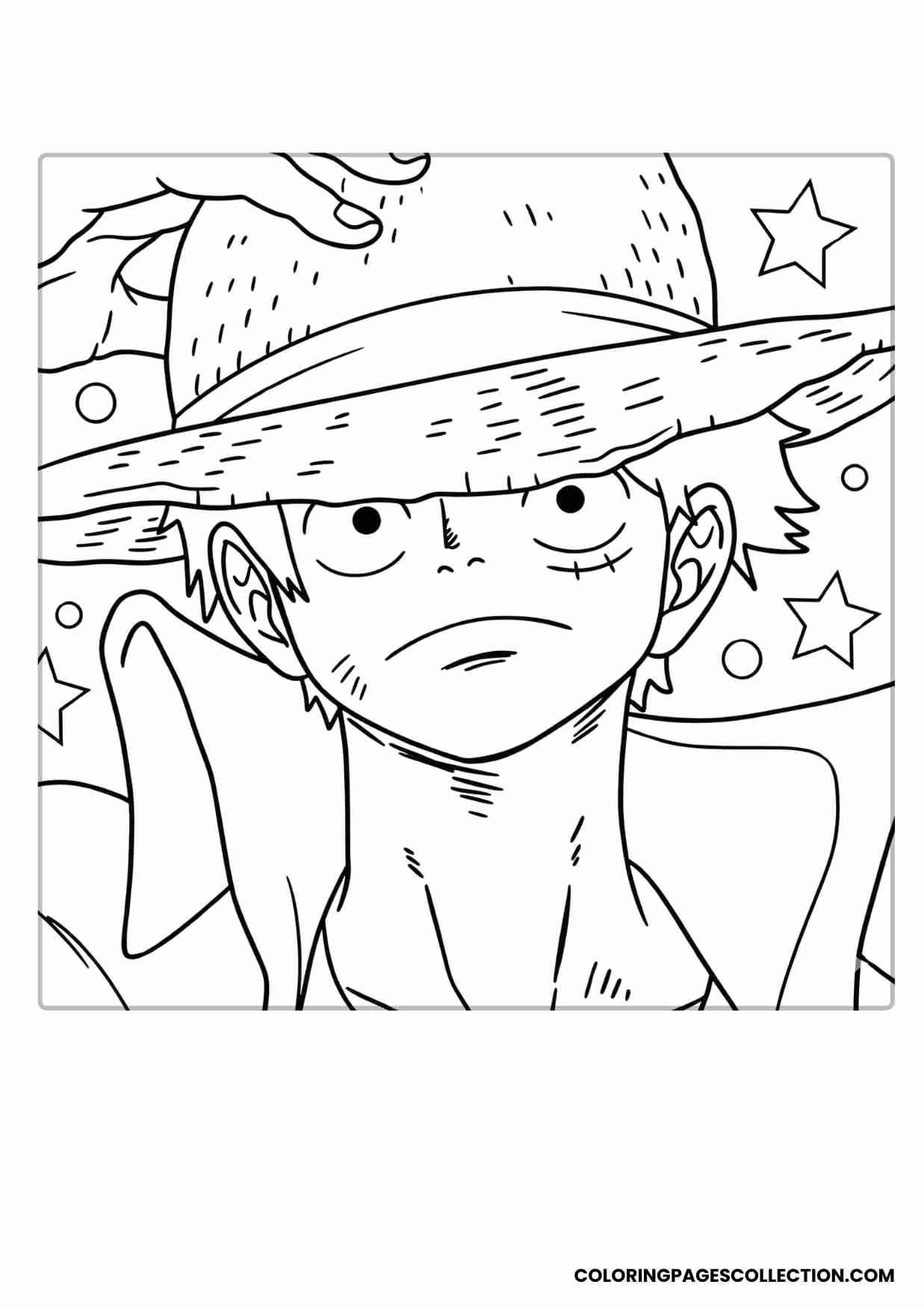 Monkey d Luffy Coloring Pages