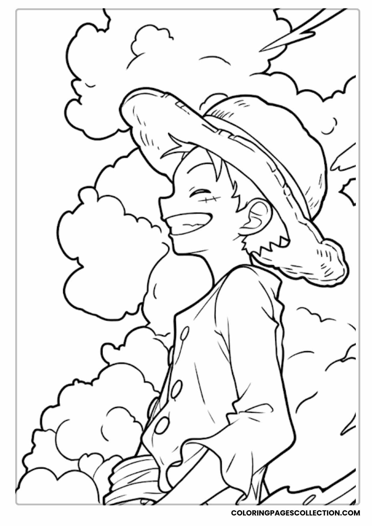 Monkey d Luffy Coloring Pages