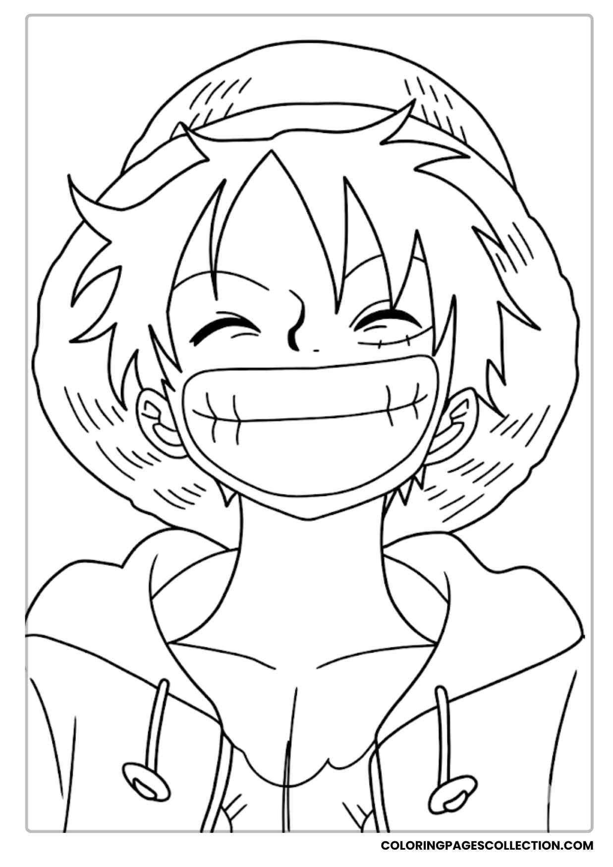 Monkey d Luffy Coloring Pages