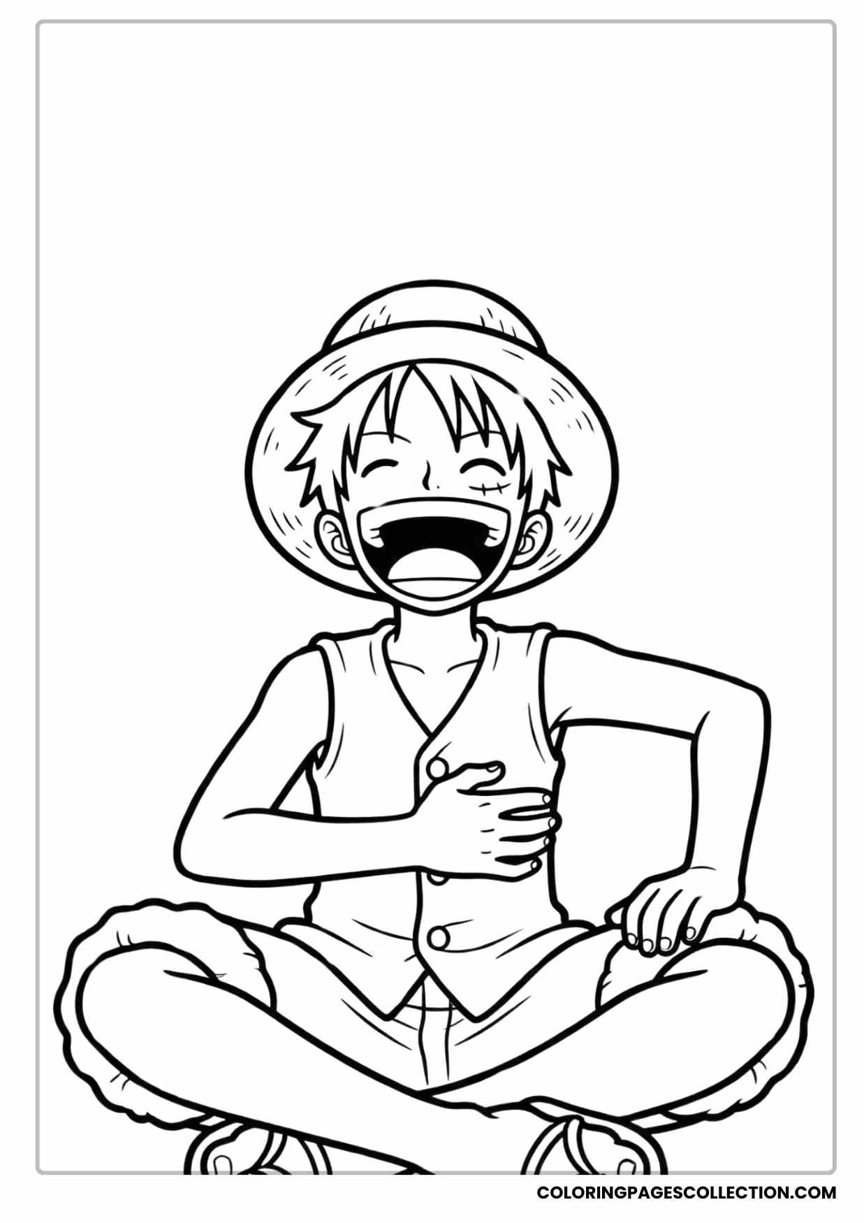 Monkey d Luffy Coloring Pages