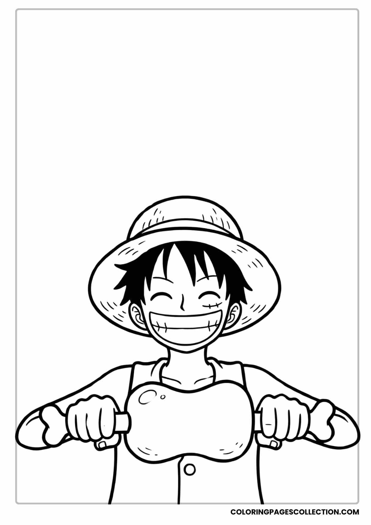 Monkey d Luffy Coloring Pages
