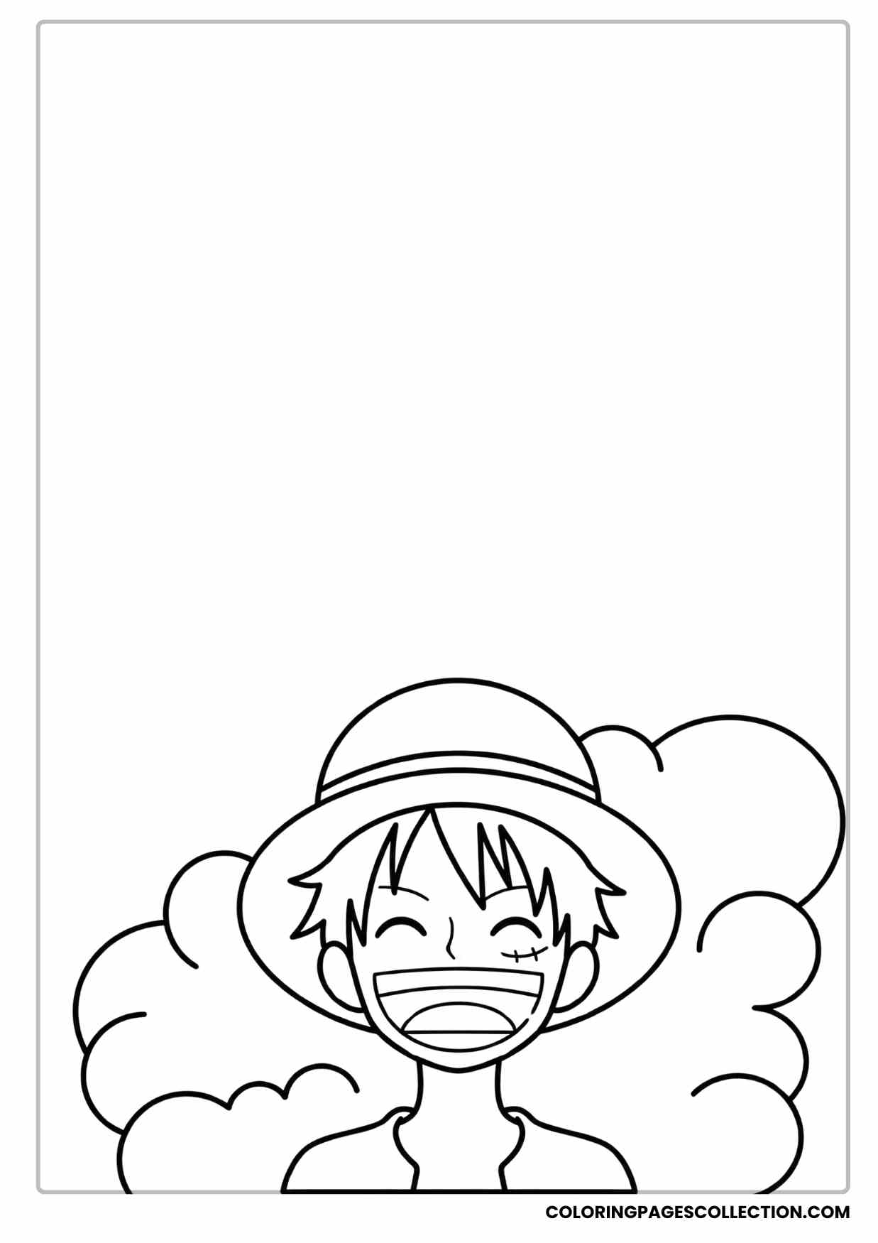 Monkey d Luffy Coloring Pages