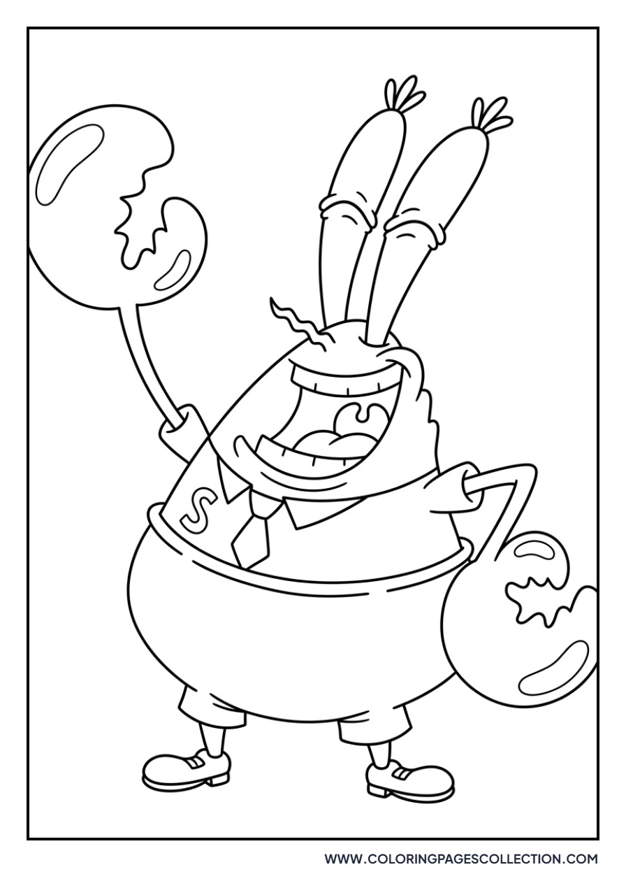 Laughing Mr. Krabs