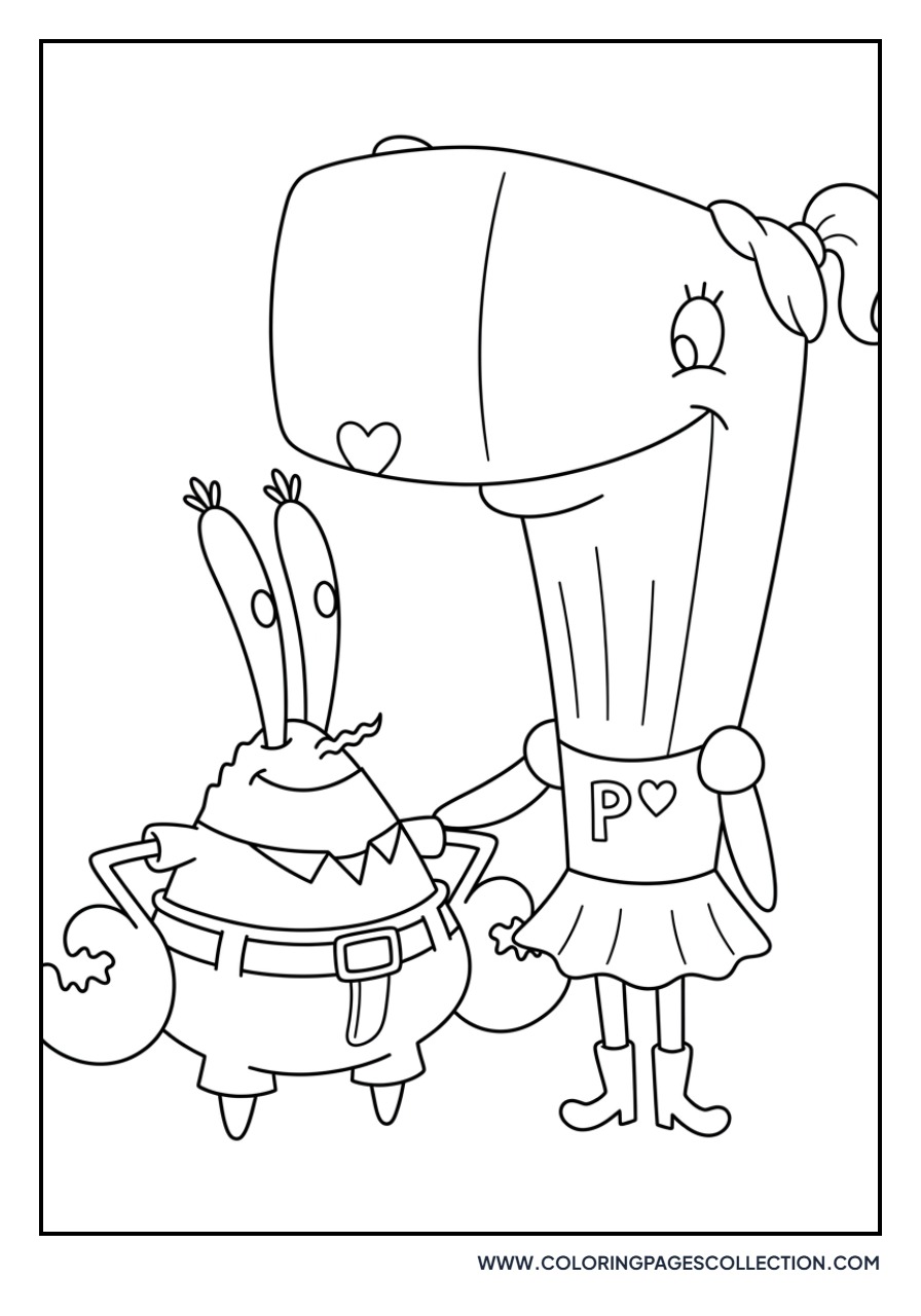 Mr. Krabs and Pearl