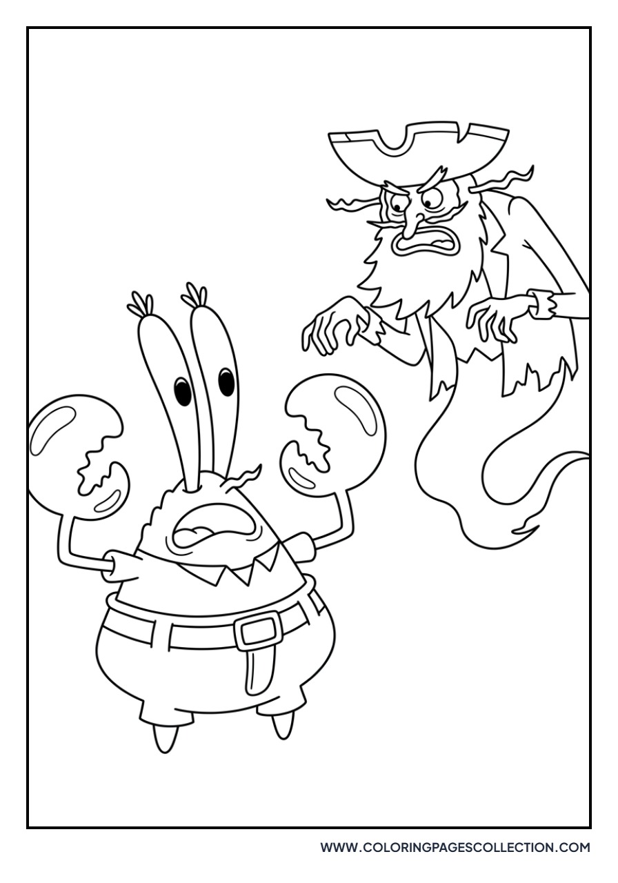 Mr. Krabs and the Flying Dutchman