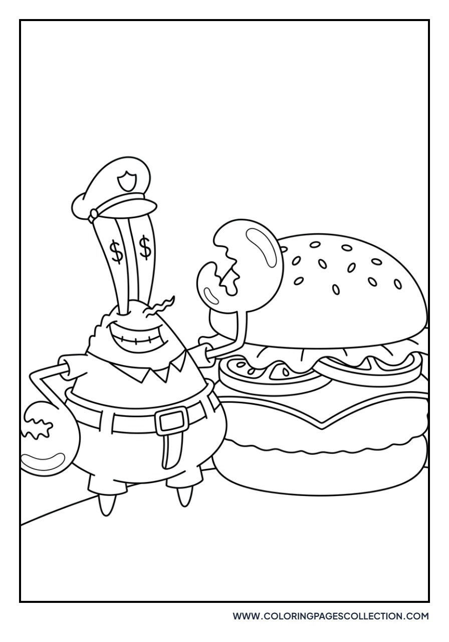 Mr. Krabs and the Krusty Burger