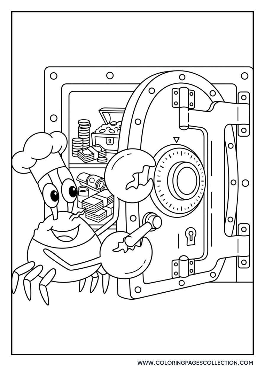 Mr. Krabs and the Secret Safe