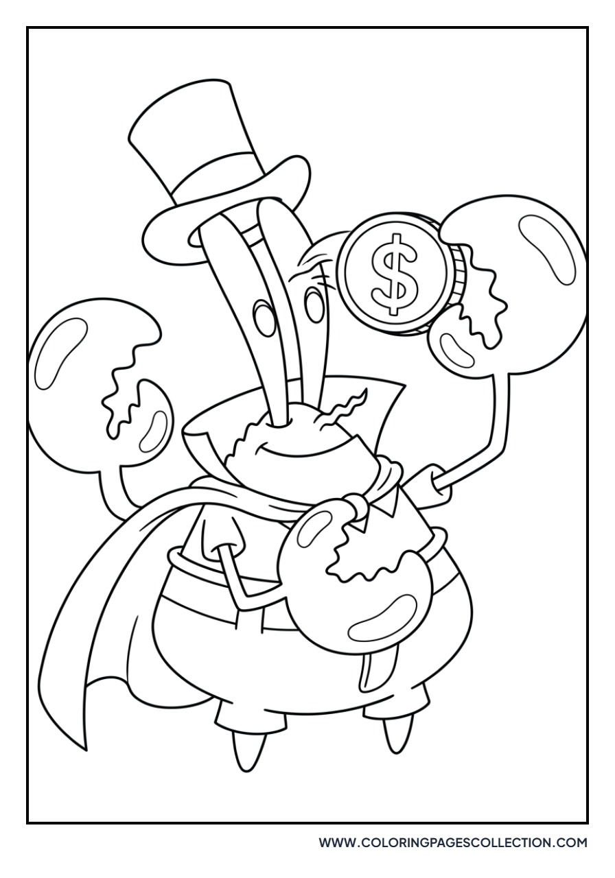 Mr. Krabs as a Magician