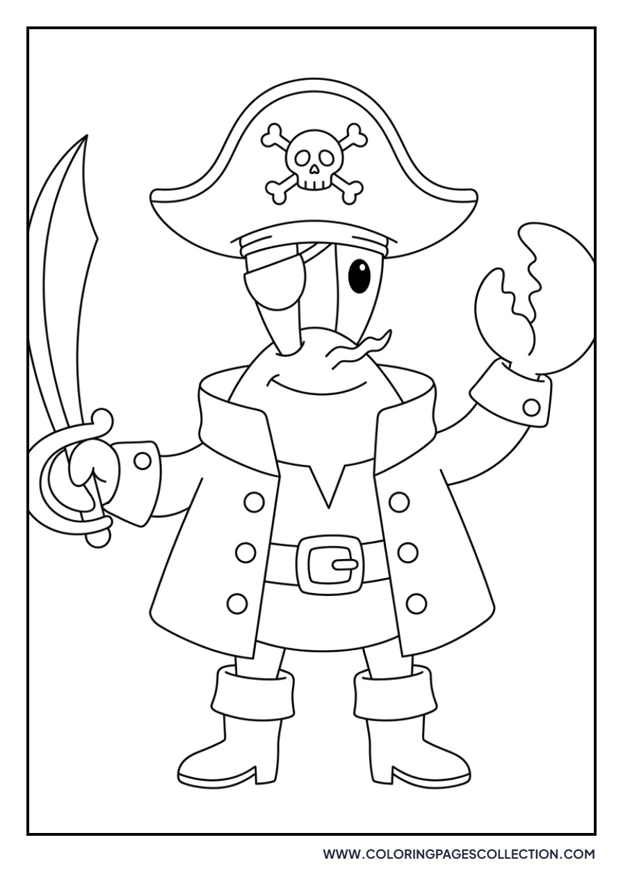 Mr. Krabs as a Pirate