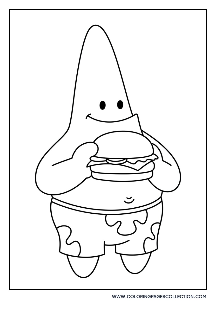 Patrick Holding Krabby Patty