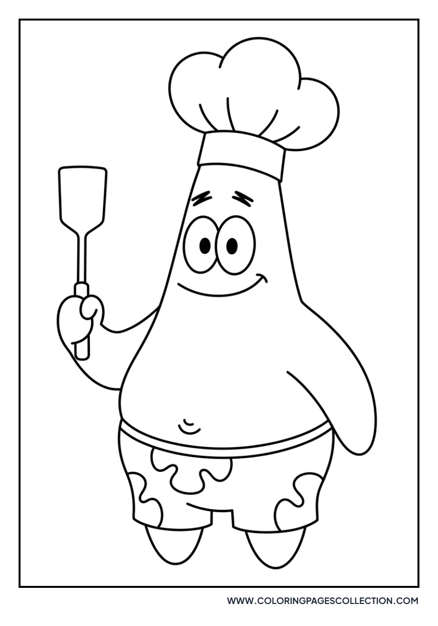 Patrick Star as a Chef